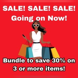 SALE! 30% Off Bundles of 3+